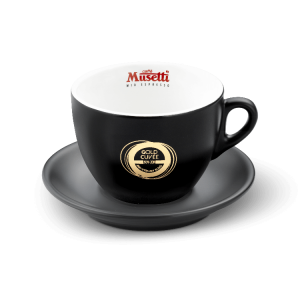 Chávena Cappuccino Gold Cuvée e respetivo pires